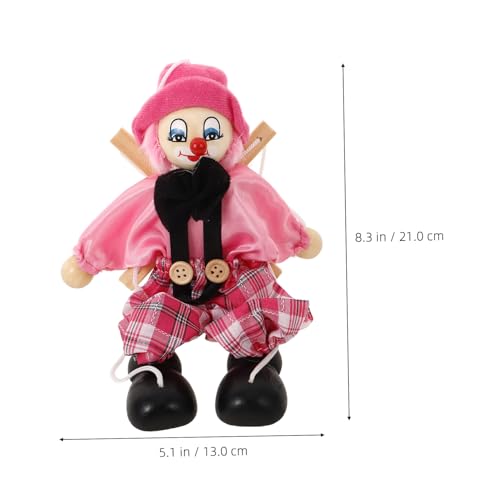 minkissy 2 Stück Piraten Marionette Holzspielzeug Bunte Ziehschnur Puppen Für Fingerfertigkeit Kreativität Puppentheater Eltern Junge Mädchen Aktivität von minkissy