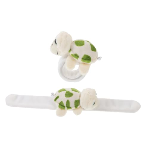 minkissy 2 Stück Plüsch Schildkröten Slap Armband Kuscheltier Armband Cartoon Tier Leicht und Bequem Party für Geburtstagsfeier Halloween Weihnachten von minkissy