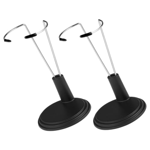 minkissy 2 Stück Puppenständer Schwarz Stabile Doll Support Racks für Kleine Figuren Robuster Tisch Displayhalter für Actionfiguren und Sammlerpuppen für Ausstellung und Sammlung von minkissy