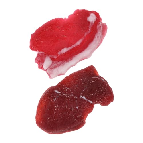 minkissy 2 Stück Realistische Lebensmittel Requisiten Künstliche Fleischmodelle aus Frischem Schwein und Rind für Küchen Dekoration Fotografie und Veranstaltungen minkissy 2 Stück Realistische Lebensmittel Requisiten Künstliche Fleischmodelle aus Frischem Schwein und Rind für Küchen Dekoration Fotografie und Veranstaltungen von minkissy
