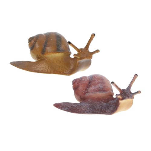 minkissy 2 Stück Realistische Schneckenmodell Lebensechte Schneckenfigur aus Robustem Material Detailgetreue Tierstatue für Gartendekoration und Pädagogisches Lernspielzeug Vielseitig minkissy 2 Stück Realistische Schneckenmodell Lebensechte Schneckenfigur aus Robustem Material Detailgetreue Tierstatue für Gartendekoration und Pädagogisches Lernspielzeug Vielseitig von minkissy