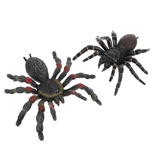 minkissy 2 Stück Realistische Set Spinnen Nachbildung für Halloween Party Deko Grusel Streiche Lernspielzeug Detailgetreue Künstliche Spinnen für Halloween und Mottopartys minkissy 2 Stück Realistische Set Spinnen Nachbildung für Halloween Party Deko Grusel Streiche Lernspielzeug Detailgetreue Künstliche Spinnen für Halloween und Mottopartys von minkissy