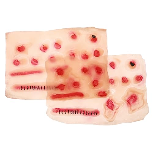 minkissy 2 Stück Realistische Temporäre Narbenaufkleber für Halloween und Cosplay Blutige Wunden Tattoos Vielseitig Einsetzbar für Kostümpartys Bühnenauftritte und Horror Make Up minkissy 2 Stück Realistische Temporäre Narbenaufkleber für Halloween und Cosplay Blutige Wunden Tattoos Vielseitig Einsetzbar für Kostümpartys Bühnenauftritte und Horror Make Up von minkissy