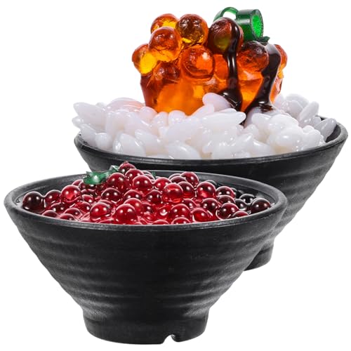 minkissy 2 Stück Realistisches Lebensmittelmodell Sushi mit aus PVC Spielzeug Lebensmittel für Kinder Küchen Dekoration und Foto Requisite von minkissy