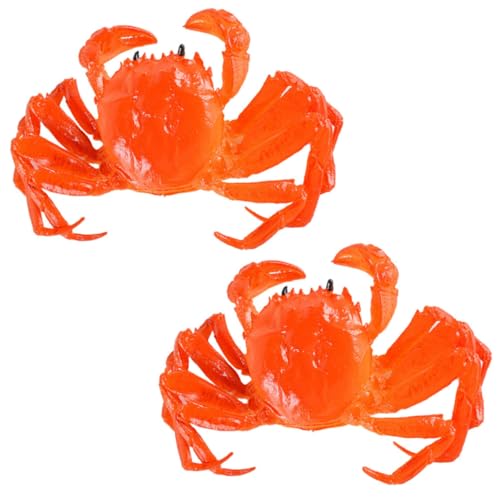 minkissy 2 Stück Realistisches Teiliges Krabbenmodell Kreative Simulation Gekochter Krabben Detailgetreues Deko für Zuhause Aquarium Büro Leicht und Langlebig minkissy 2 Stück Realistisches Teiliges Krabbenmodell Kreative Simulation Gekochter Krabben Detailgetreues Deko für Zuhause Aquarium Büro Leicht und Langlebig von minkissy