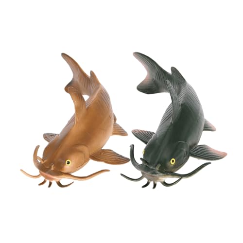 minkissy 2 Stück Realistisches Wels Modell Kleine Fischdekoration aus Kunststoff Naturgetreue Tierfigur mit Einzigartigem Design für Wohnraumdekoration und Fotografie Requisit minkissy 2 Stück Realistisches Wels Modell Kleine Fischdekoration aus Kunststoff Naturgetreue Tierfigur mit Einzigartigem Design für Wohnraumdekoration und Fotografie Requisit von minkissy