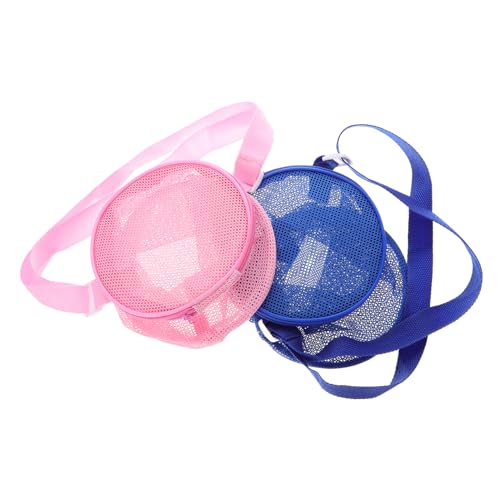 minkissy 2 Stück Sandspielzeug Organizer Mesh Strandtasche für Spielzeuge Muscheln und Zubehör für Outdoor Aktivitäten Blau minkissy 2 Stück Sandspielzeug Organizer Mesh Strandtasche für Spielzeuge Muscheln und Zubehör für Outdoor Aktivitäten Blau von minkissy