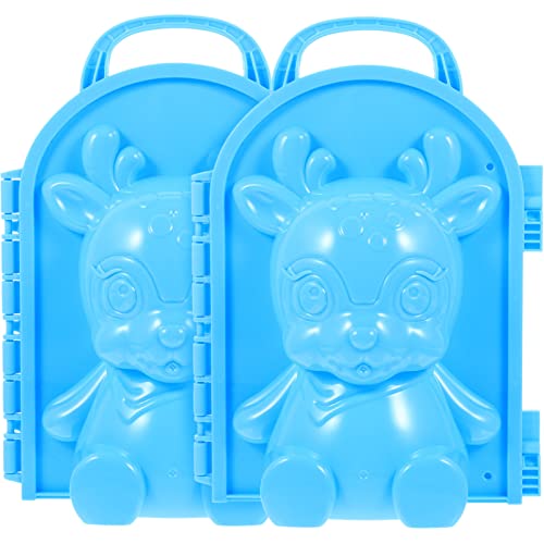minkissy 2 Stück Schneeballformer für Kleiner Elch Schneemodell für im Freien Robust und Praktisch für Schnee und Strandspiele minkissy 2 Stück Schneeballformer für Kleiner Elch Schneemodell für im Freien Robust und Praktisch für Schnee und Strandspiele von minkissy