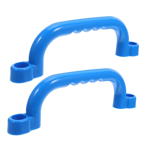 minkissy 2 Stück Sicherheits Klettergriffe Outdoor Für Kleinkinder Spielset Griffe Handgreifer Klettergerüst Handgriffe Greifer Schaukel Hardware Griffe Himmelblauer von minkissy
