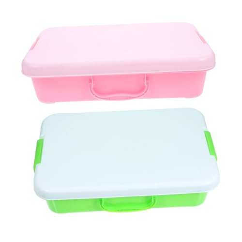 minkissy 2 Stück Stapelbare Plastik Spieltrays für Aufbewahrung von Sandspielzeug und Bastelmaterialien minkissy 2 Stück Stapelbare Plastik Spieltrays für Aufbewahrung von Sandspielzeug und Bastelmaterialien von minkissy