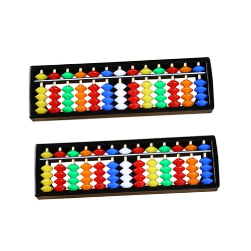 minkissy 2 Stück Stellig Bunter Rechenrahmen für Pädagogisches Rechenfähigkeiten und Gehirnentwicklung für Schüler und Lernumgebungen minkissy 2 Stück Stellig Bunter Rechenrahmen für Pädagogisches Rechenfähigkeiten und Gehirnentwicklung für Schüler und Lernumgebungen von minkissy