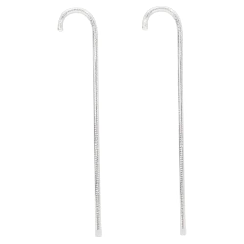 minkissy 2 Stück Tanzstock Silber PVC Leicht Langlebig Cosplay Kostüm Zubehör Bühnenperformance Halloween Party Requisite Teiliges minkissy 2 Stück Tanzstock Silber PVC Leicht Langlebig Cosplay Kostüm Zubehör Bühnenperformance Halloween Party Requisite Teiliges von minkissy