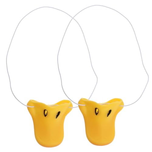 minkissy 2 Stück Teiliges Entenschnabel Nasen aus Langlebigem Vinyl mit Elastischem Band Realistische und Kostümrequisite für Halloween Fasching Cosplay und Partyveranstaltungen von minkissy