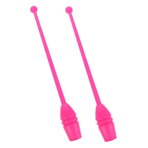minkissy 2 Stück Teiliges Gymnastikstäbe Farbintensive Tanz Turnstäbe für Erwachsene Stabiles Fitnessgerät für Rhythmische Gymnastik Vielseitig Einsetzbar für Training und Tanz von minkissy