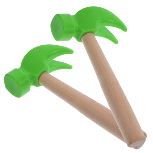 minkissy 2 Stück Teiliges Hammer Leicht Klein Kunststoff Mallet für Hand Auge Koordination Lernspielzeug Geburtstagsgeschenk Interaktives Eltern Junge Mädchen Spiel von minkissy