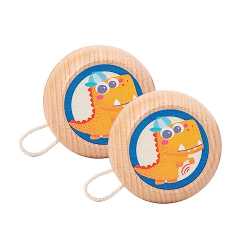 minkissy 2 Stück Teiliges Holz Yo Yo mit Bunten Tiermotiven Handgefertigt Kompakt und Tragbar Fördert Hand Auge Koordination Beweglichkeit und Reaktionsfähigkeit bei Kindern minkissy 2 Stück Teiliges Holz Yo Yo mit Bunten Tiermotiven Handgefertigt Kompakt und Tragbar Fördert Hand Auge Koordination Beweglichkeit und Reaktionsfähigkeit bei Kindern von minkissy