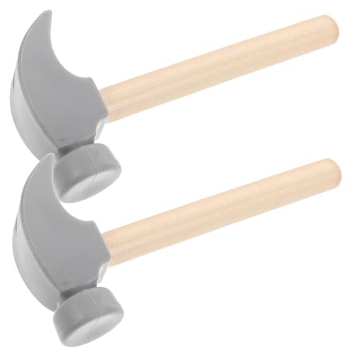 minkissy 2 Stück Teiliges Holzhammer Spielzeugset für Kinderfreundliche Mallets Kreativität und Motorik für Kleinkinder und Vorschulkinder von minkissy