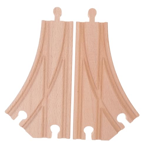 minkissy 2 Stück Teiliges Holzschienen Erweiterungsset für Holzeisenbahnen Weichenstück mit Vielseitigen Schaltmöglichkeiten für Kleinkinder Kompatibel mit Führenden Marken minkissy 2 Stück Teiliges Holzschienen Erweiterungsset für Holzeisenbahnen Weichenstück mit Vielseitigen Schaltmöglichkeiten für Kleinkinder Kompatibel mit Führenden Marken von minkissy