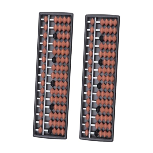 minkissy 2 Stück Teiliges Kleines aus Robustem Traditioneller Chinesischer Rechenrahmen mit Reihen und Perlen Pädagogisches Zählspielzeug für Schüler Rechenfähigkeiten und Hand Auge von minkissy