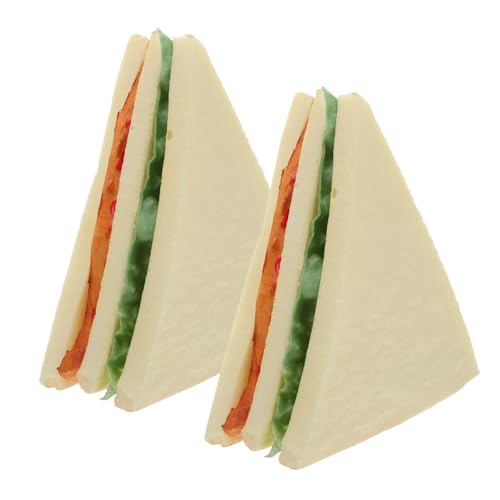 minkissy 2 Stück Teiliges Künstliches Sandwich Realistisch Gestaltete Brotsimulation für Food Photography Party Dekoration Küchen und Schaufensterdekoration Vielseitig Einsetzbar minkissy 2 Stück Teiliges Künstliches Sandwich Realistisch Gestaltete Brotsimulation für Food Photography Party Dekoration Küchen und Schaufensterdekoration Vielseitig Einsetzbar von minkissy