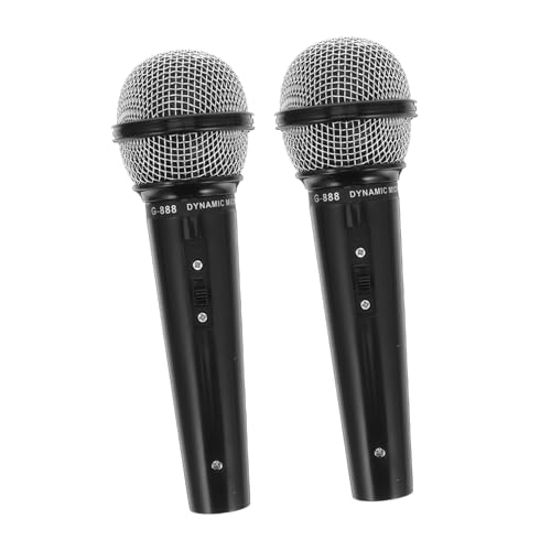 minkissy 2 Stück Teiliges Kunststoff Mikrofon Realistisch Geformte Sichere Theater Requisite Leichtes Design für Karaoke Rollenspiele Geburtstagsfeiern für Mädchen und Jungen minkissy 2 Stück Teiliges Kunststoff Mikrofon Realistisch Geformte Sichere Theater Requisite Leichtes Design für Karaoke Rollenspiele Geburtstagsfeiern für Mädchen und Jungen von minkissy