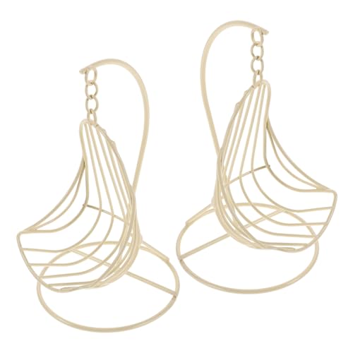 minkissy 2 Stück Teiliges Miniatur Hängesessel aus Hochwertigem Rustikal Stilvolle Schaukelstühle für Puppenhaus Wohnzimmermöbel als DIY Dekoration für Kleine Häuser und Feengarten minkissy 2 Stück Teiliges Miniatur Hängesessel aus Hochwertigem Rustikal Stilvolle Schaukelstühle für Puppenhaus Wohnzimmermöbel als DIY Dekoration für Kleine Häuser und Feengarten von minkissy