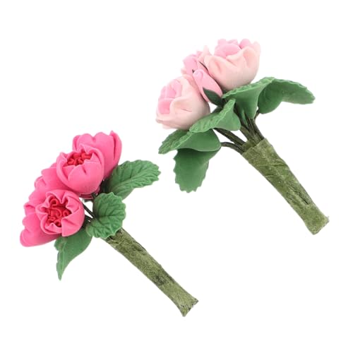 minkissy 2 Stück Teiliges Miniatur Puppenhaus Blumen Realistisch Gestaltete Mini Blumenarrangements in Pink und Vielseitige Dekoration für Miniaturgärten Puppenmöbel DIY Accessoires Sichere minkissy 2 Stück Teiliges Miniatur Puppenhaus Blumen Realistisch Gestaltete Mini Blumenarrangements in Pink und Vielseitige Dekoration für Miniaturgärten Puppenmöbel DIY Accessoires Sichere von minkissy