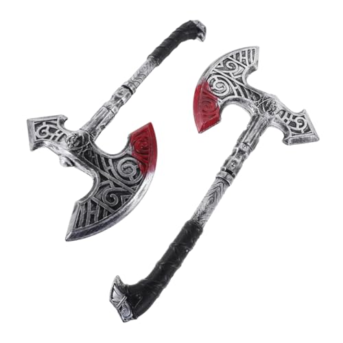 minkissy 2 Stück Teiliges Mittelalterliches Axt aus Kunststoff Leichtes Ritterkostüm Requisit Vielseitiges Cosplay Zubehör für Halloween Mottopartys und Rollenspiele minkissy 2 Stück Teiliges Mittelalterliches Axt aus Kunststoff Leichtes Ritterkostüm Requisit Vielseitiges Cosplay Zubehör für Halloween Mottopartys und Rollenspiele von minkissy