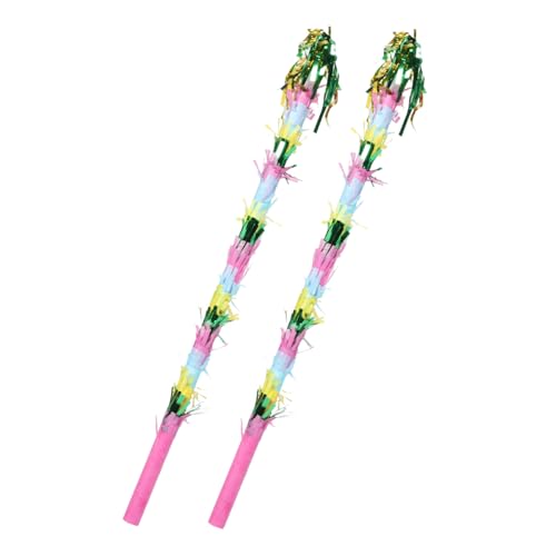 minkissy 2 Stück Teiliges Pinata Stick Set Bunt für Kindergeburtstag Kinderfreundlich Candy Gefüllt Partyspiel Festival Zubehör minkissy 2 Stück Teiliges Pinata Stick Set Bunt für Kindergeburtstag Kinderfreundlich Candy Gefüllt Partyspiel Festival Zubehör von minkissy