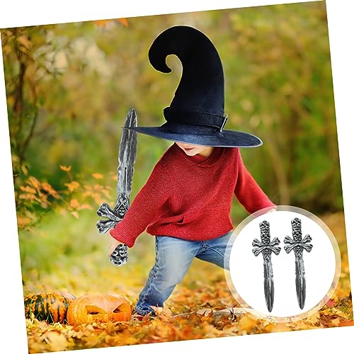 minkissy 2 Stück Teiliges Piratensäbel Sichere und Leichte Cosplay Schwerter für Fasching Halloween Party und Rollenspiele Praktische Kreative Piraten Requisiten von minkissy
