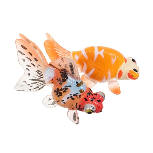 minkissy 2 Stück Teiliges Plastik Simulierte Goldfischfiguren Realistische Miniatur Meeresbewohner für Aquariumdekoration und Kreatives Kinderspiel Langlebig minkissy 2 Stück Teiliges Plastik Simulierte Goldfischfiguren Realistische Miniatur Meeresbewohner für Aquariumdekoration und Kreatives Kinderspiel Langlebig von minkissy