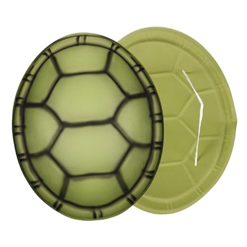 minkissy 2 Stück Teiliges Schildkrötenpanzer Kostüm aus Eva Material Leichtes Halloween Faschingskostüm für Karneval Party Cosplay und Maskerade Hautfreundlich und Langlebig von minkissy