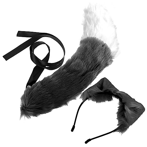 minkissy 2 Stück Tier Kostüm Set für Teiliges Fuchs Kopfband und Accessoire für Cosplay und Partys Hautfreundlich und Lustiges Design für Halloween und Karneval minkissy 2 Stück Tier Kostüm Set für Teiliges Fuchs Kopfband und Accessoire für Cosplay und Partys Hautfreundlich und Lustiges Design für Halloween und Karneval von minkissy