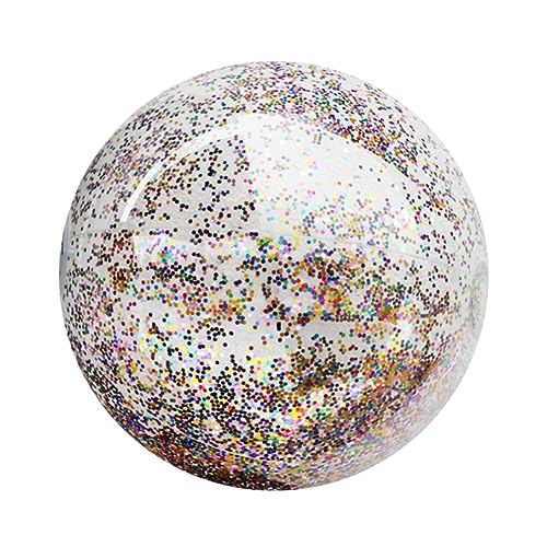 minkissy 2 Stück Transparent Aufblasbare Glitzer Strandbälle Sommer Wasserspielzeug für Pool und Partys für Strandaktivitäten und Geburtstagsfeiern minkissy 2 Stück Transparent Aufblasbare Glitzer Strandbälle Sommer Wasserspielzeug für Pool und Partys für Strandaktivitäten und Geburtstagsfeiern von minkissy