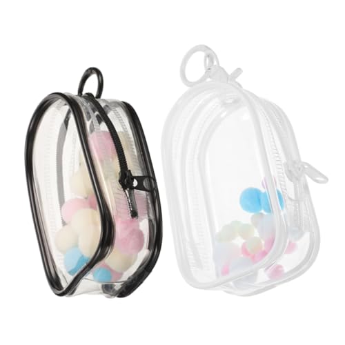 minkissy 2 Stück Transparente PVC Aufbewahrungstaschen mit Schlüsselanhänger Durchsichtige Figuren Präsentationstasche für Mini Puppen und Stofftiere für Zuhause Ausstellungen und minkissy 2 Stück Transparente PVC Aufbewahrungstaschen mit Schlüsselanhänger Durchsichtige Figuren Präsentationstasche für Mini Puppen und Stofftiere für Zuhause Ausstellungen und von minkissy