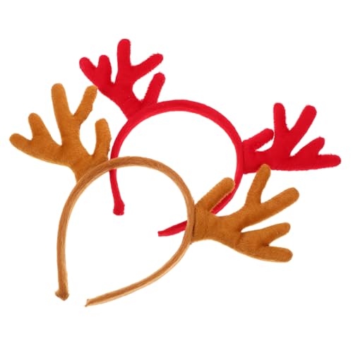 minkissy 2 Stück Weihnachts Rentier Geweih Haarreifen Leichtes Animal Headband Komfortabel und Modisch für Halloween Weihnachtsfeier Festliche Kostümaccessoires für Erwachsene und minkissy 2 Stück Weihnachts Rentier Geweih Haarreifen Leichtes Animal Headband Komfortabel und Modisch für Halloween Weihnachtsfeier Festliche Kostümaccessoires für Erwachsene und von minkissy