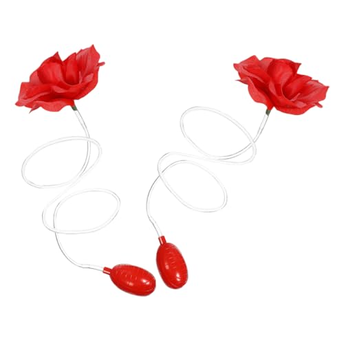 minkissy 2 Stück Witzige Wasserblumen für Aprilscherz und Halloween Realistische Spritzrose für Erwachsene Spaß für Feiern und Partys von minkissy
