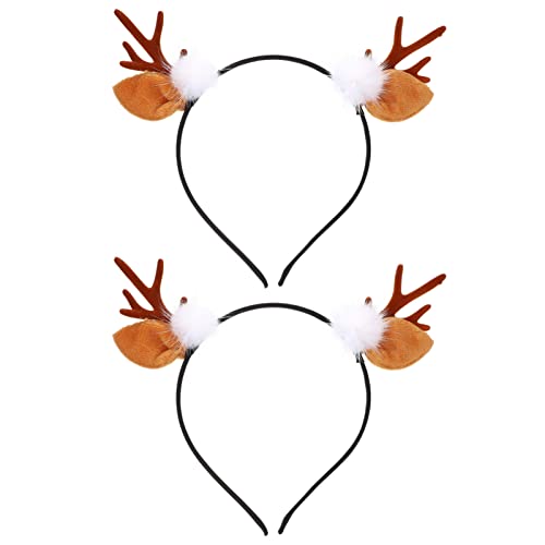 minkissy 2 Stücke Weihnachten Rentier Geweih Stirnband Plüsch Filz Rotwild Ear Elk Horn Hairband Krone Haarreifen Cosplay Kopfschmuck Für Weihnachten Party Urlaub Hochzeit Geschenk minkissy 2 Stücke Weihnachten Rentier Geweih Stirnband Plüsch Filz Rotwild Ear Elk Horn Hairband Krone Haarreifen Cosplay Kopfschmuck Für Weihnachten Party Urlaub Hochzeit Geschenk von minkissy
