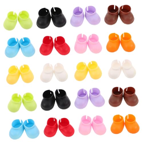 minkissy 20 Paare Mini Schuhe Doll Boots Weiche Miniatur Stiefel für Puppen Bekleidungs und Kostümzubehör für DIY und Rollenspiele minkissy 20 Paare Mini Schuhe Doll Boots Weiche Miniatur Stiefel für Puppen Bekleidungs und Kostümzubehör für DIY und Rollenspiele von minkissy