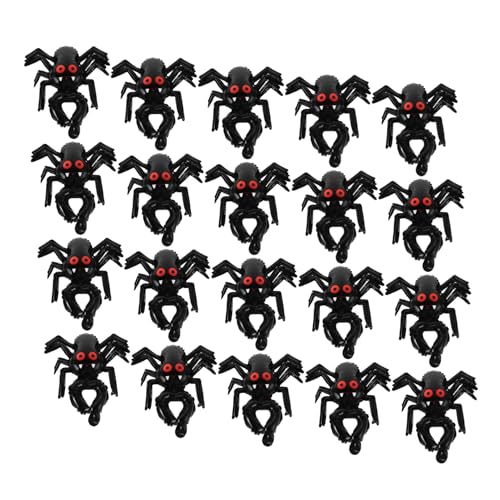 minkissy 20 Stück Aufblasbare Folien Spinnenballons für Halloween Vielseitige Dekoration für und Partys von minkissy