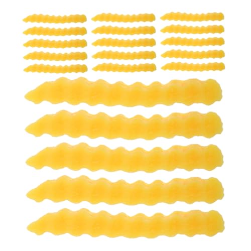 minkissy 20 Stück Fake Pommes Frites Realistische Simulation für Restaurant Dekoration und Rollenspiele für Fotografie und Entertainment von minkissy