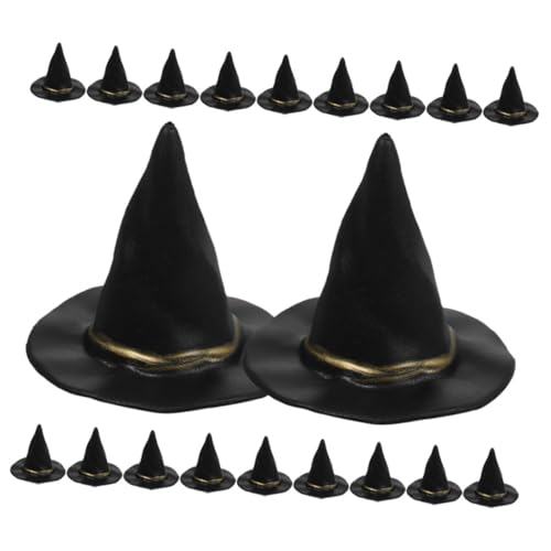 minkissy 20 Stück Hexenhüte für Halloween Deko Bastelbedarf für Puppen Sicher aus Plastik für Diy Projekte Perfektes Accessoire für Jede Halloween minkissy 20 Stück Hexenhüte für Halloween Deko Bastelbedarf für Puppen Sicher aus Plastik für Diy Projekte Perfektes Accessoire für Jede Halloween von minkissy