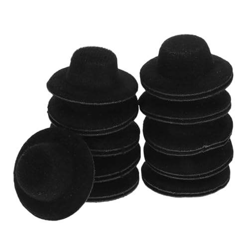 minkissy 20 Stück Kleine Stoffhüte für Bastelprojekte und Dekorationen Vielseitige Mini Hüte für Puppen und Kreative DIY von minkissy