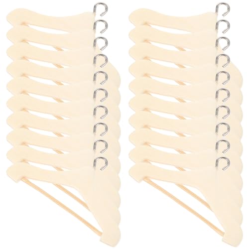 minkissy 20 Stück Mini Puppen Kleiderbügel Dekorative Miniatur Hänger für Puppenkleidung für Puppenhaus und Kreative Spielzeuge Leicht und Platzsparend minkissy 20 Stück Mini Puppen Kleiderbügel Dekorative Miniatur Hänger für Puppenkleidung für Puppenhaus und Kreative Spielzeuge Leicht und Platzsparend von minkissy