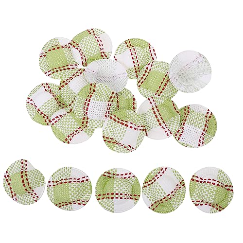 minkissy 20 Stück Miniatur Gewebte Strohhüte Farbige Mini Hüte für Puppendekoration DIY Bastelzubehör Handgefertigte Miniaturhauben Geeignet für Puppenhaus Haarschmuck und Partydeko minkissy 20 Stück Miniatur Gewebte Strohhüte Farbige Mini Hüte für Puppendekoration DIY Bastelzubehör Handgefertigte Miniaturhauben Geeignet für Puppenhaus Haarschmuck und Partydeko von minkissy