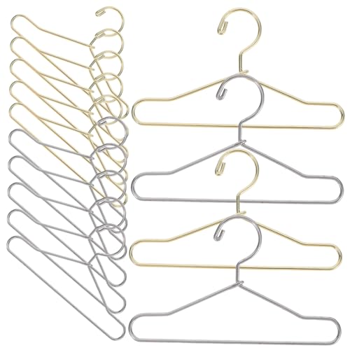 minkissy 20 Stück Miniature Kleiderbügel Robuste Metallkleiderbügel für Puppen zur Organisation von Puppenkleidern Röcken und Outfits im Puppenhaus minkissy 20 Stück Miniature Kleiderbügel Robuste Metallkleiderbügel für Puppen zur Organisation von Puppenkleidern Röcken und Outfits im Puppenhaus von minkissy