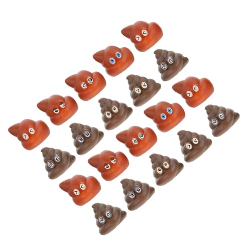minkissy 20 Stück Teiliges Fake Poop Realistische Kunststoff KOT Modelle Kreative Party Streich Requisiten für Halloween Aprilscherz Familien und Freundes Spaß minkissy 20 Stück Teiliges Fake Poop Realistische Kunststoff KOT Modelle Kreative Party Streich Requisiten für Halloween Aprilscherz Familien und Freundes Spaß von minkissy