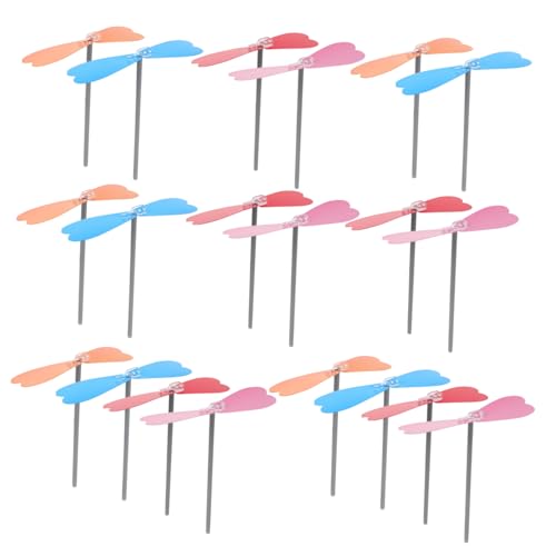 minkissy 20 Stück Teiliges Handheld Drachenflieger aus Langlebige Outdoor Flugspielzeuge für Fördert Feinmotorik Wissenschaftliches Lernen und Kreatives Basteln für Geburtstag und Freizeit von minkissy