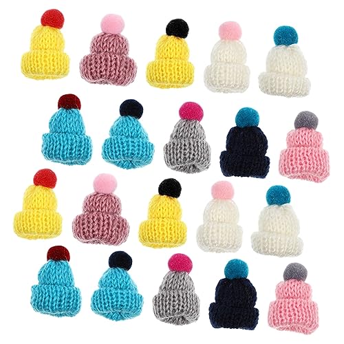 minkissy 20 Stück Teiliges Kawaii Mini Mützen aus Weichem Garn Dekorative Wiederverwendbare DIY Accessoires für Puppen Kleidung Weihnachtsbaum und Partydekoration Bunte Zufällige Farbe minkissy 20 Stück Teiliges Kawaii Mini Mützen aus Weichem Garn Dekorative Wiederverwendbare DIY Accessoires für Puppen Kleidung Weihnachtsbaum und Partydekoration Bunte Zufällige Farbe von minkissy