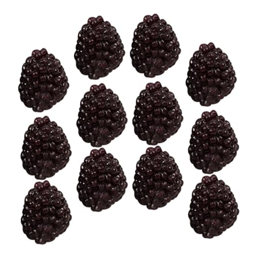 minkissy 20 Stück Teiliges Künstliche Himbeeren Modell Realistische Simulation Langlebige Deko Frucht Nachbildung für Fotorequisiten DIY Naturinspiriert von minkissy